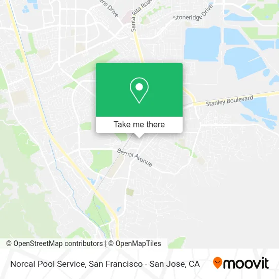 Norcal Pool Service map