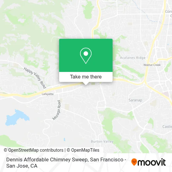 Dennis Affordable Chimney Sweep map