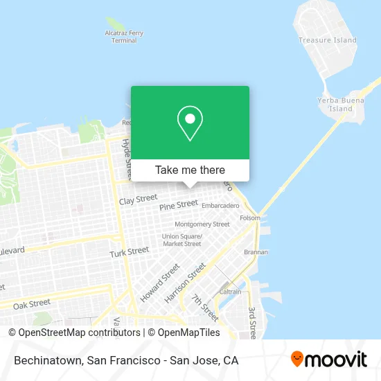 Bechinatown map