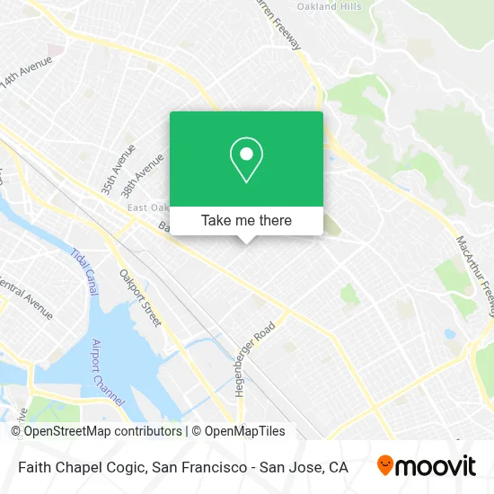 Faith Chapel Cogic map