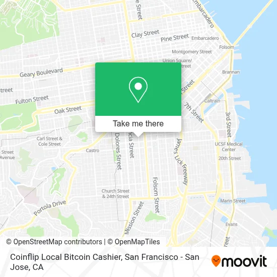 Coinflip Local Bitcoin Cashier map