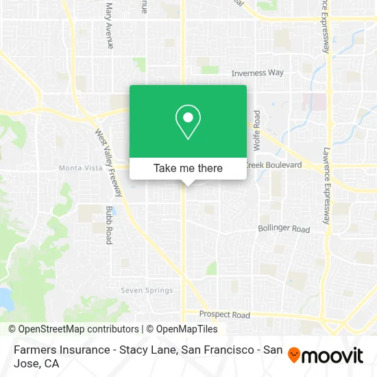 Farmers Insurance - Stacy Lane map