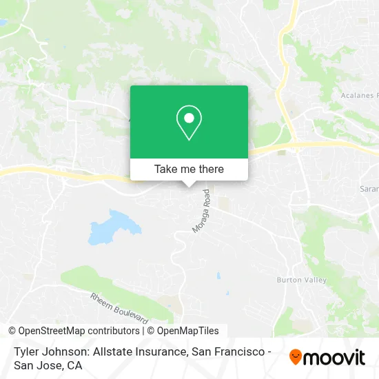 Tyler Johnson: Allstate Insurance map
