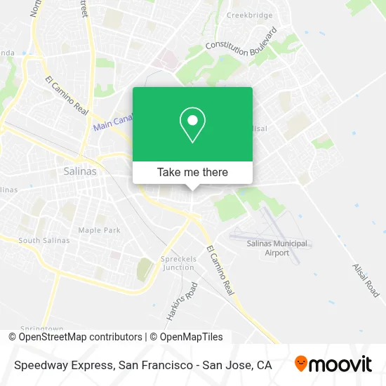 Speedway Express map