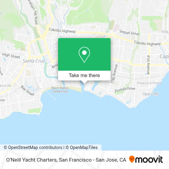 O'Neill Yacht Charters map