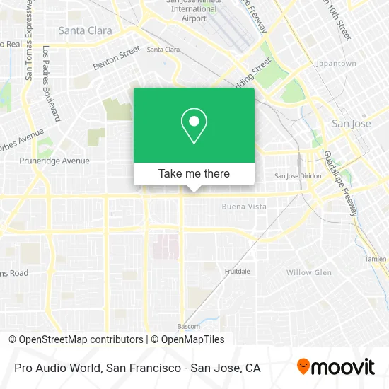 Pro Audio World map
