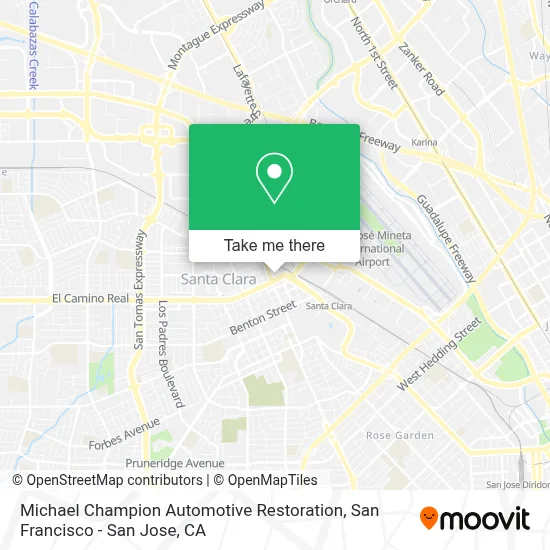 Michael Champion Automotive Restoration map