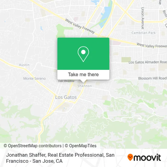 Jonathan Shaffer, Real Estate Professional map
