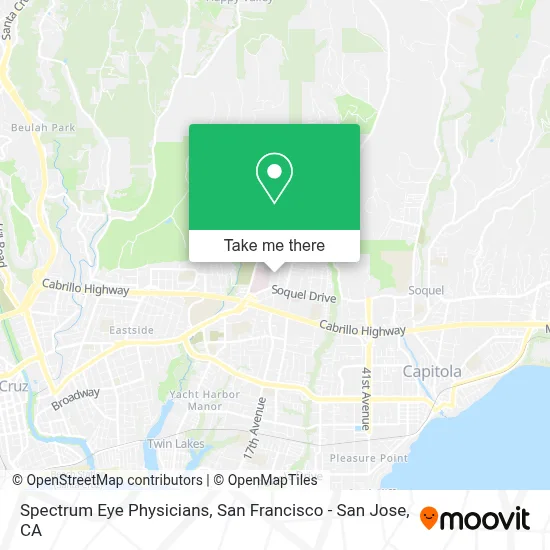 Spectrum Eye Physicians map