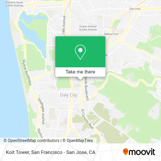 Koit Tower map