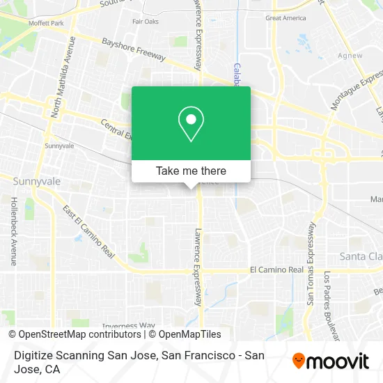Digitize Scanning San Jose map
