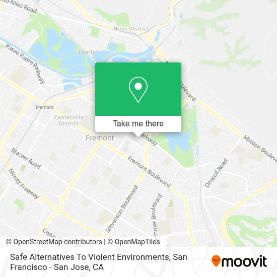 Safe Alternatives To Violent Environments map