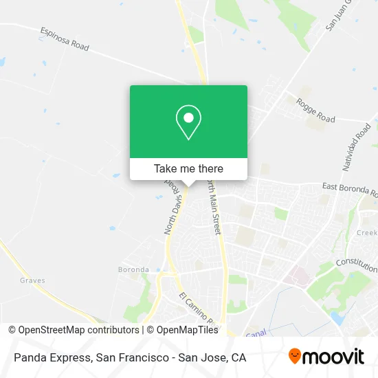 Panda Express map