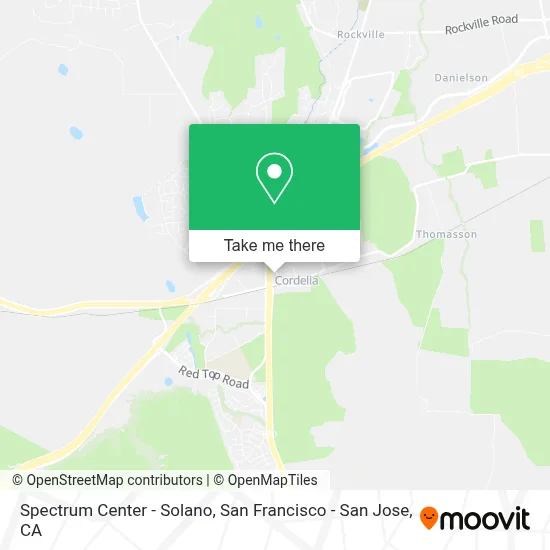 Spectrum Center - Solano map
