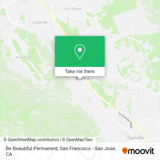 Be Beautiful Permanent map