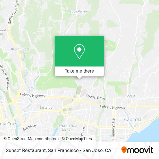 Sunset Restaurant map
