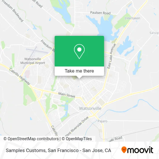 Samples Customs map