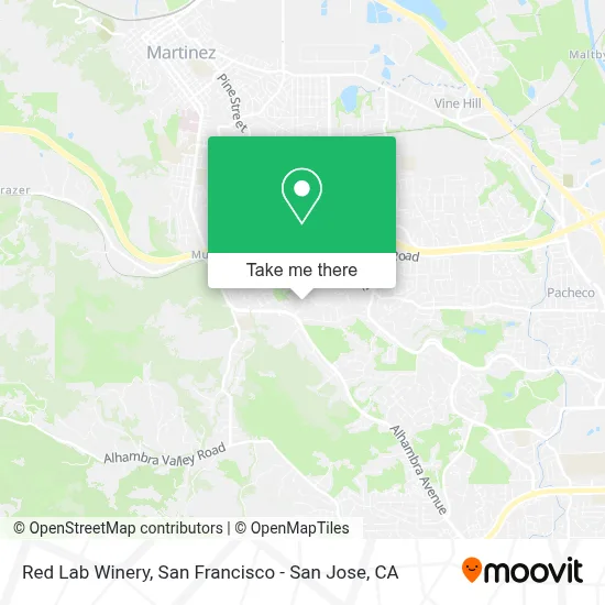 Red Lab Winery map