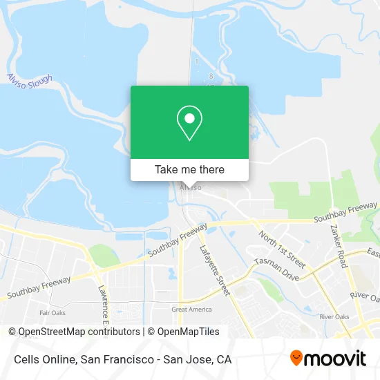 Cells Online map