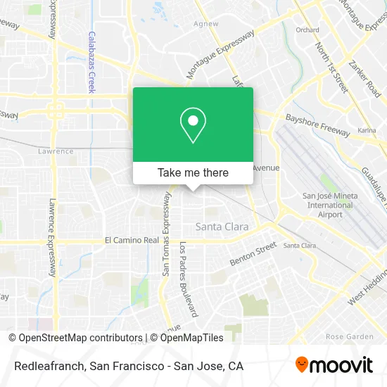 Redleafranch map