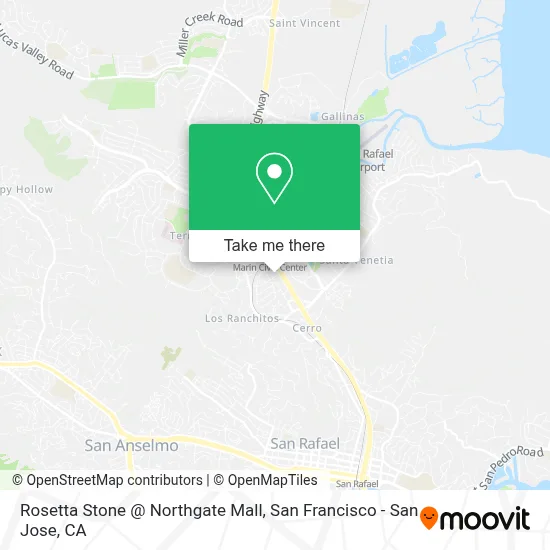 Rosetta Stone @ Northgate Mall map