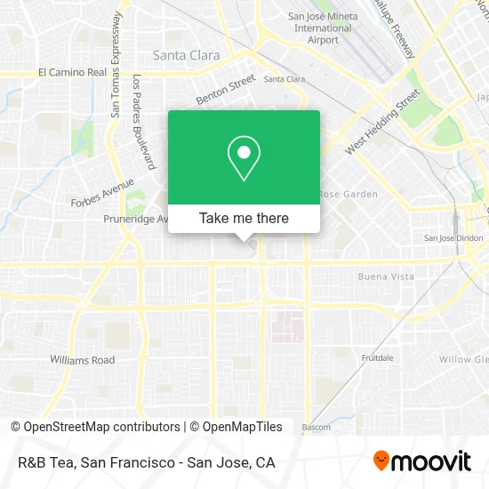 R&B Tea map