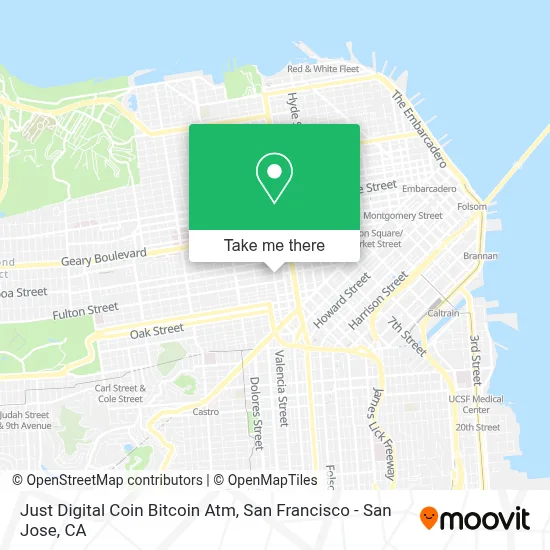 Just Digital Coin Bitcoin Atm map