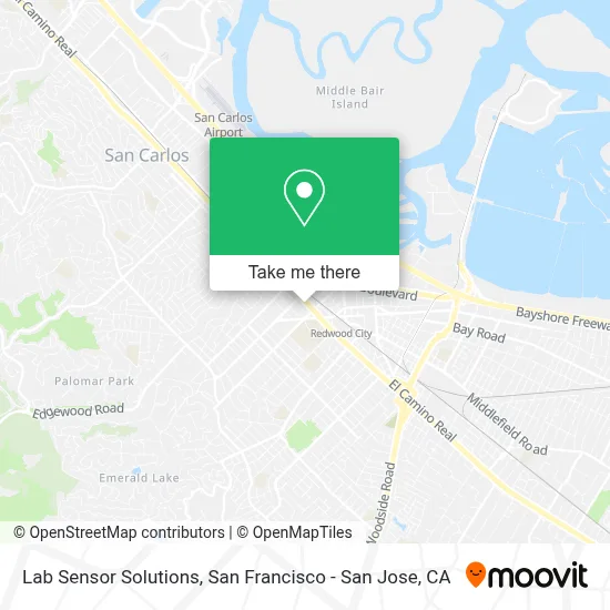 Lab Sensor Solutions map