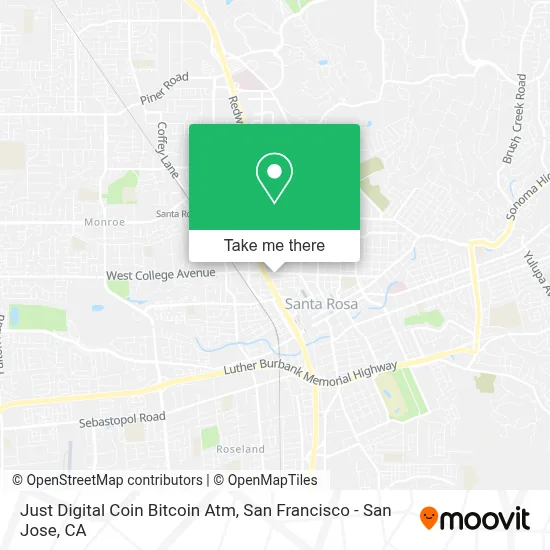 Just Digital Coin Bitcoin Atm map