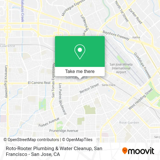 Roto-Rooter Plumbing & Water Cleanup map