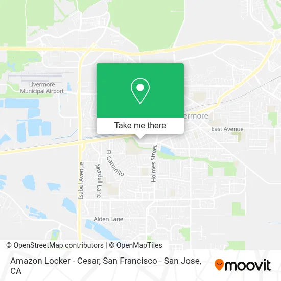 Amazon Locker - Cesar map