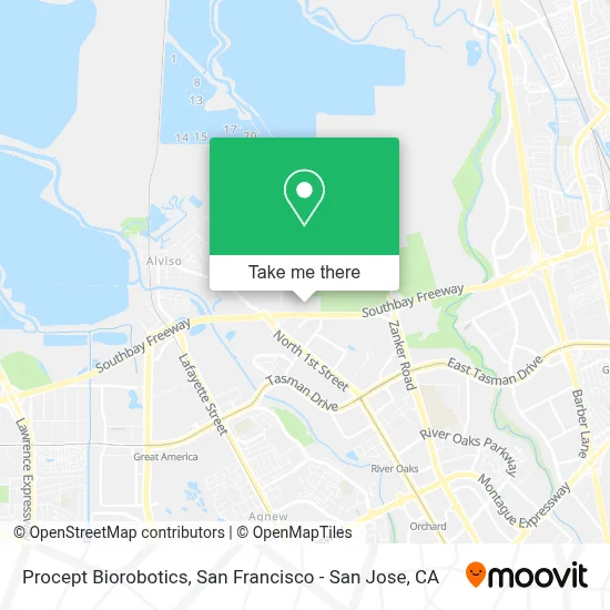 Procept Biorobotics map