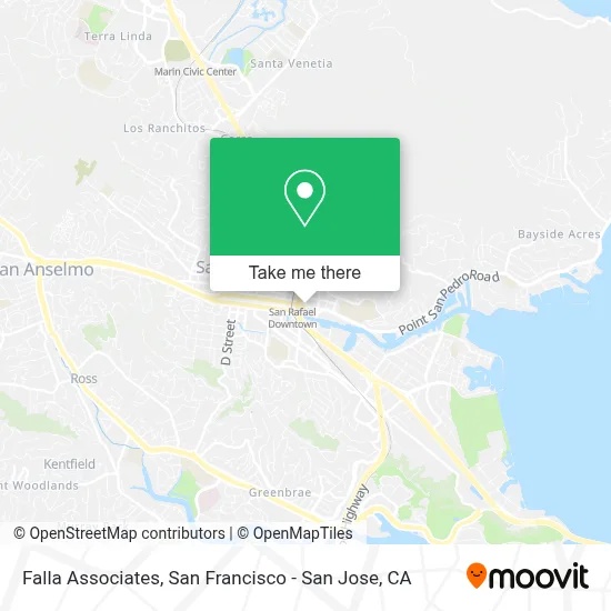 Falla Associates map