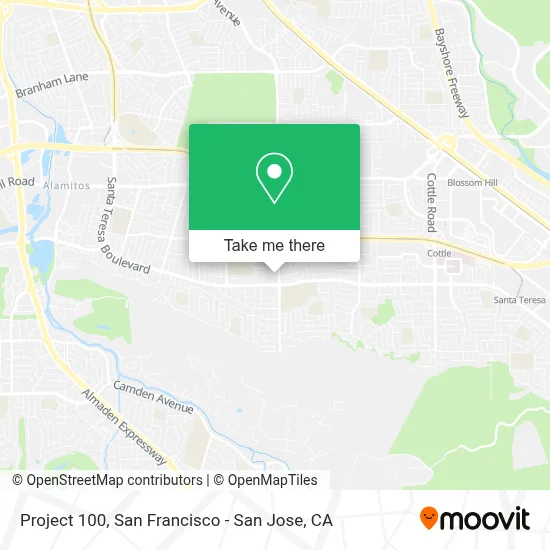 Project 100 map