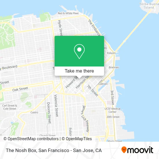 The Nosh Box map