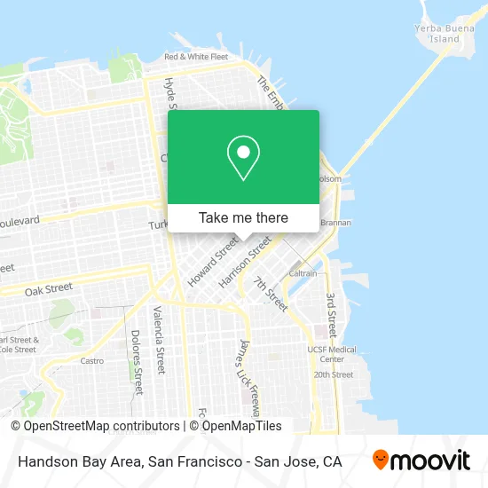 Handson Bay Area map