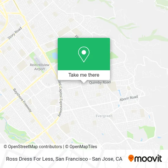Ross Dress For Less map