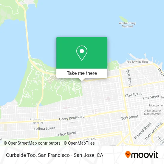 Curbside Too map