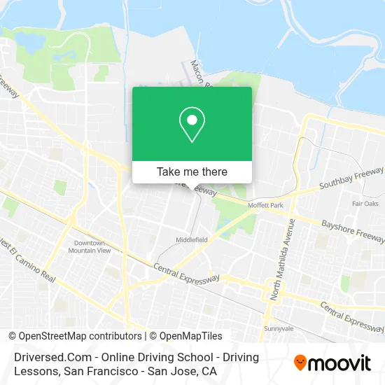 Driversed.Com - Online Driving School - Driving Lessons map