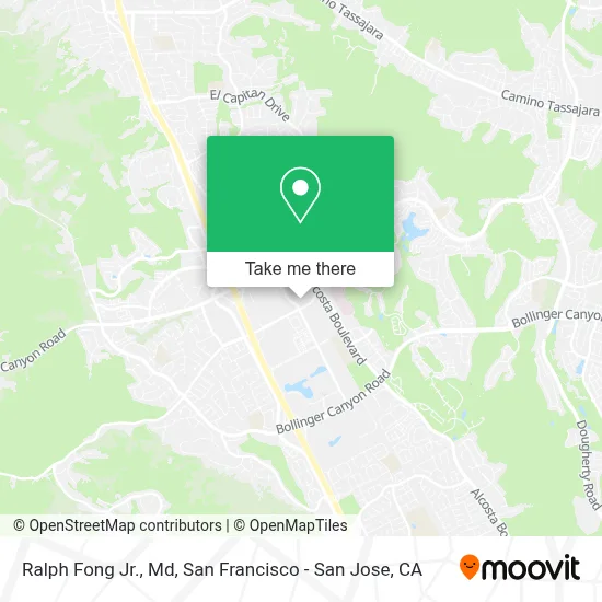 Ralph Fong Jr., Md map