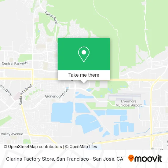 Clarins Factory Store map