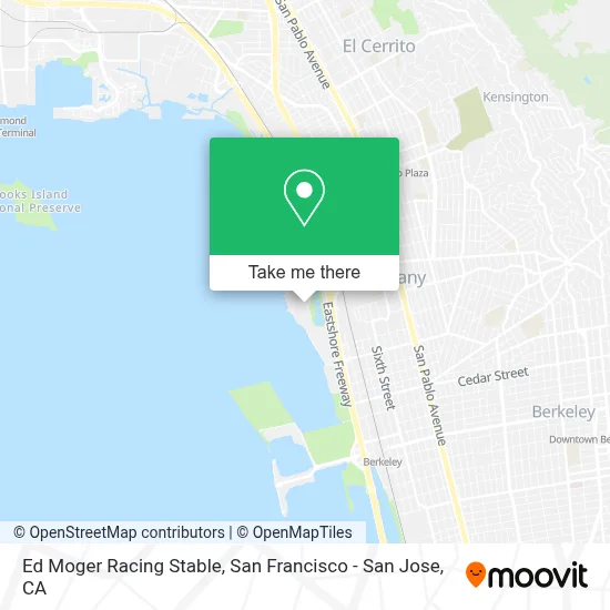 Ed Moger Racing Stable map