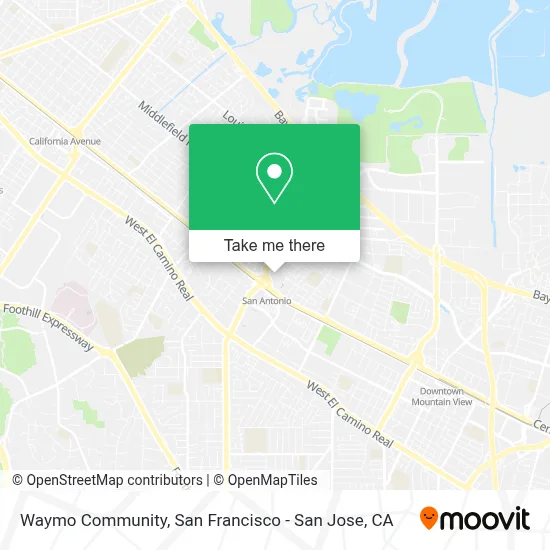 Waymo Community map