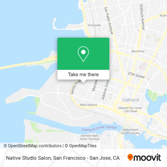 Native Studio Salon map