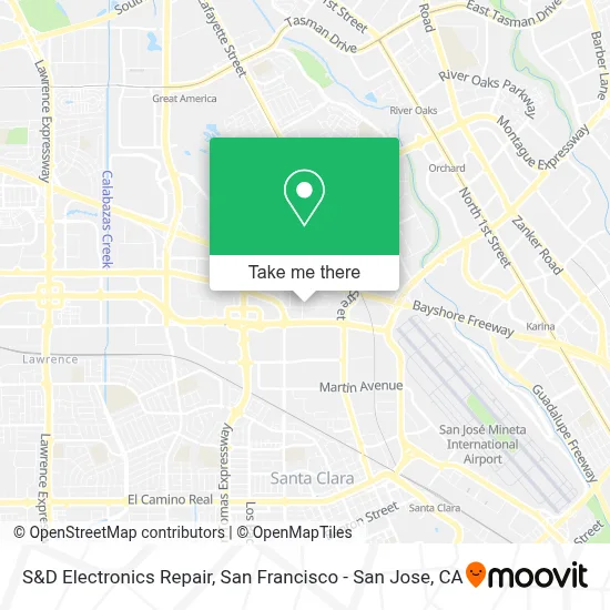 S&D Electronics Repair map
