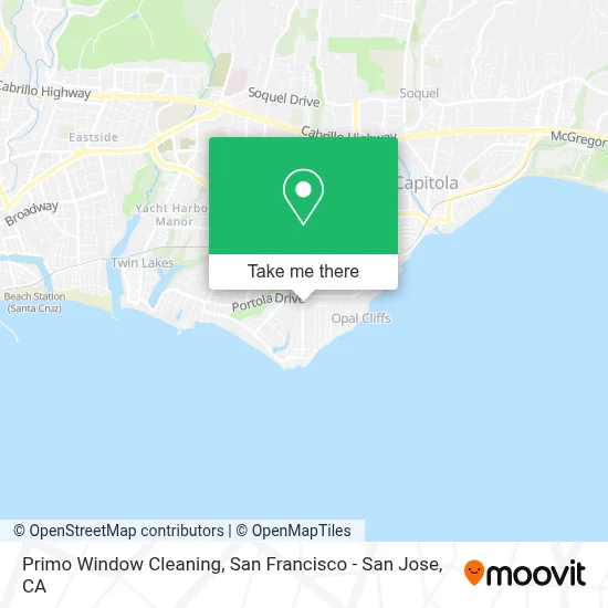 Primo Window Cleaning map