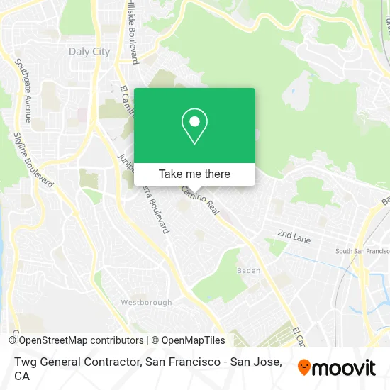 Twg General Contractor map