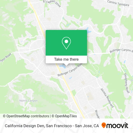 California Design Den map