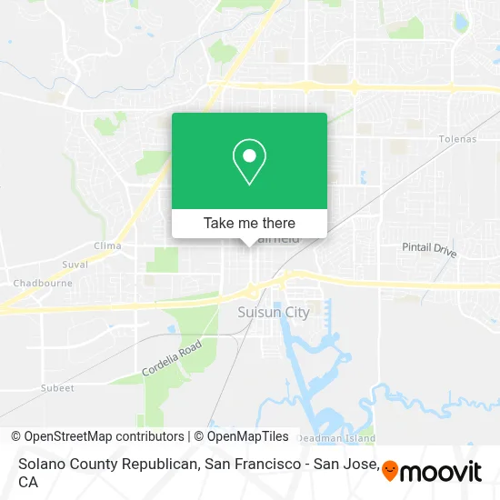 Solano County Republican map