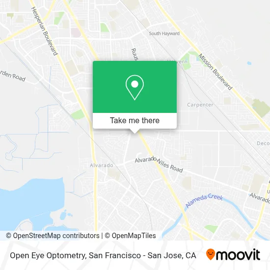 Open Eye Optometry map